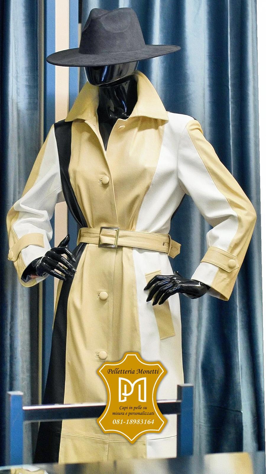 Trench Bicolor Eleganza Sofisticata – Stile Iconico